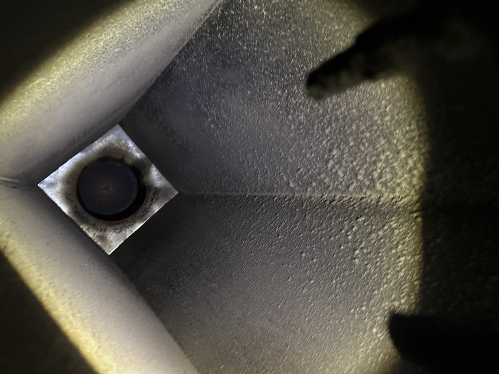 Cleaned commercial exhaust vent